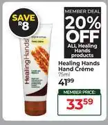 Dis-Chem Healing Hands Hand Creme-75ml offer