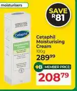 Dis-Chem Cetaphil Moisturising Cream-100g offer