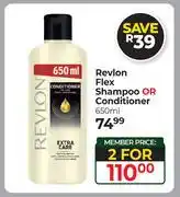 Dis-Chem Revlon Flex Shampoo Or Conditioner-For 2 x 650ml offer