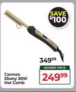 Dis-Chem Carmen Ebony 30W Hot Comb offer