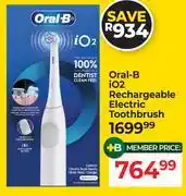 Dis-Chem Oral-B iO2 Rechargeable Electric Toothbrush offer