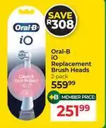 Dis-Chem Oral-B iO Replacement Brush Heads 2 Pack offer