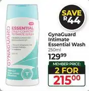 Dis-Chem GynaGuard Intimate Essential Wash-250ml offer