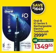 Dis-Chem Oral-B iO Series 5 Rechargeable Electric Toothbrush offer