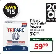 Dis-Chem Triparc Pain Relief Powder-38 Powders offer