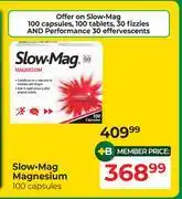 Dis-Chem Slow Mag Magnesium 100 Capsules offer