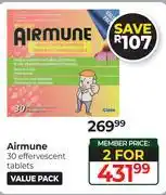 Dis-Chem Airmune-30 Effervescent Tablets offer