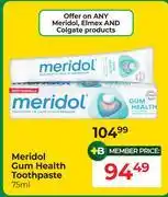 Dis-Chem Meridol Gum Health Toothpaste-75ml offer