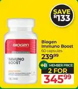 Dis-Chem Biogen Immuno Boost-60 Capsules offer