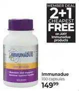 Dis-Chem Immunadue (2+1 Cheapest Free)-100 Capsules offer