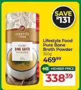 Dis-Chem Lifestyle Food Pure Bone Broth Powder-350g offer