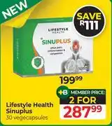 Dis-Chem LifeStyle Health Sinuplus-30 Vegecapsules offer
