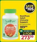 Dis-Chem NutriPure Adult Immune Support-60 Gummies offer