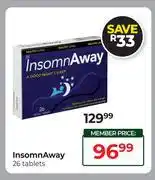 Dis-Chem InsomnAway 26 Tablets offer