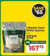 Dis-Chem Lifestyle Food White Quinoa-1Kg offer