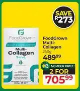 Dis-Chem Food Grown Multi Collagen-For 2 x 250g offer
