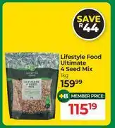 Dis-Chem Lifestyle Food Ultimate 4 Seed Mix-1Kg offer