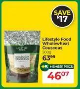 Dis-Chem Lifestyle Food Wholewheat Couscous-500g offer