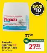 Dis-Chem Panado Spartan Or Blister Pack-24 Tablets Each offer