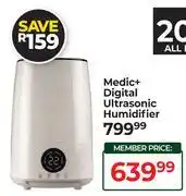 Dis-Chem Medic+ Digital Ultrasonic Humidifier offer