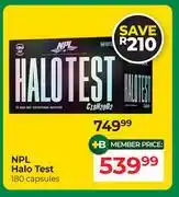 Dis-Chem NPL Halo Test 180 Capsules offer