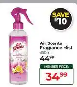 Dis-Chem Air Scents Fragrance Mist-350ml offer