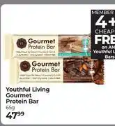 Dis-Chem Youthful Living Gourmet Protein Bar (4+1 Cheapest Free)-65g Each offer