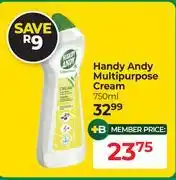 Dis-Chem Handy Andy Multipurpose Cream-750ml offer