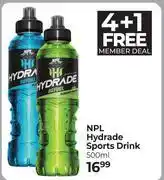 Dis-Chem NPL Hydrade Sports Drink-500ml offer