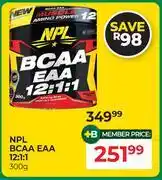 Dis-Chem NPL BCAA EAA 12:1:1-300g offer