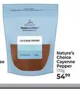 Dis-Chem Nature's Choice Cayenne Pepper-170g offer
