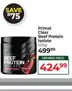 Dis-Chem Primal Clear Beef Protein Isolate-600g offer