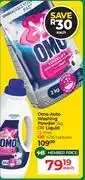 Dis-Chem Omo Auto Washing Powder 2kg Or Liquid 1.5Ltr or 14/16 Capsules-Each offer