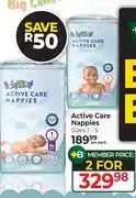 Dis-Chem Baby Things Active Care Nappies (Sizes 1-5)-For 2 offer