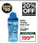 Dis-Chem Nuby Thirsty Kids Cup-360ml offer