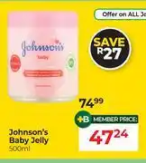 Dis-Chem Johnson's Baby Jelly-500ml offer