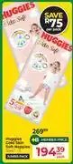 Dis-Chem Huggies Gold Skin Soft Nappies (Sizes 1-5)-Per Pack offer