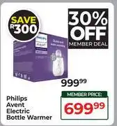 Dis-Chem Philips Avent Electric Bottle Warmer offer