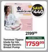 Dis-Chem Tommee Tippee Made For Me Single Electric Breast Pump offer