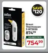 Dis-Chem Braun Thermoscan 3 IRT3030 offer