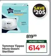 Dis-Chem Tommee Tippee Micro Steam Steriliser offer