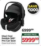 Dis-Chem Maxi Cosi Pebble 360° Pro Car Seat (Essential Black) offer
