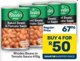 Pick n Pay Hypermarket Rhodes Beans in Tomato Sauce offer