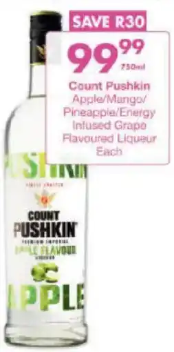 President Liquor Count Pushkin Apple Flavour offer
