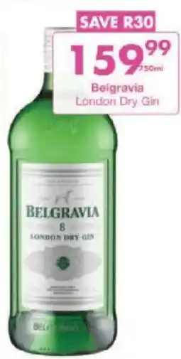 President Liquor Belgravia London Dry Gin offer
