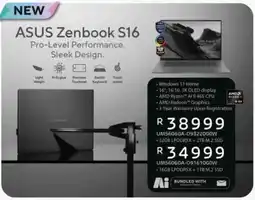 Computer Mania ASUS Zenbook S16 offer