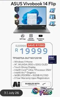 Computer Mania ASUS Vivobook 14 Flip offer