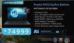 Computer Mania ProArt PX13 GoPro Edition offer