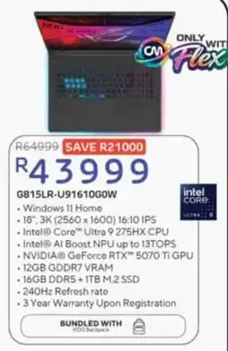 Computer Mania ROG Laptop offer