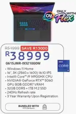 Computer Mania ROG Laptop offer